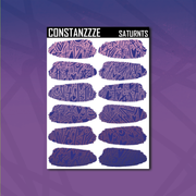 Saturn Oracle Medium Swatch Sticker Sheet